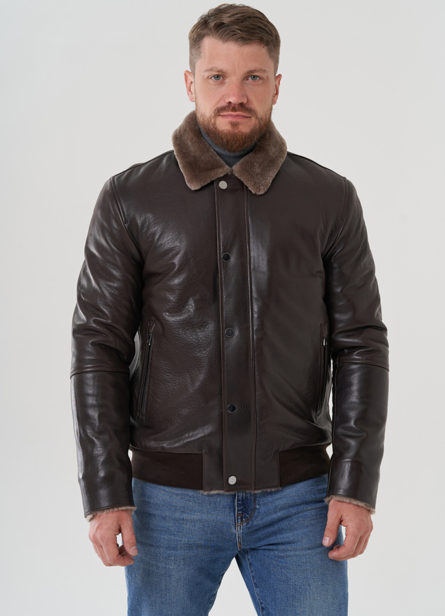 Мужская дубленка  модель № 82152 в рассрочку