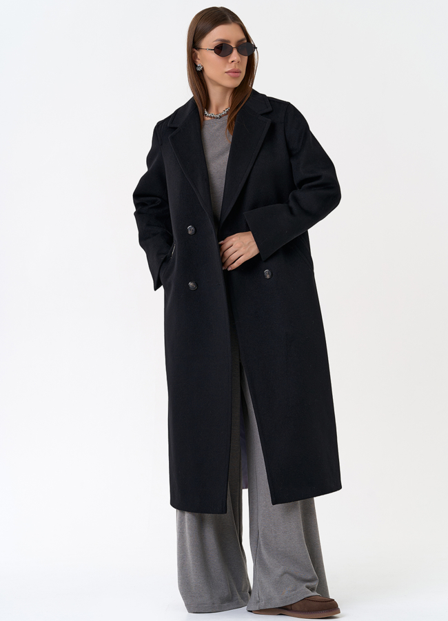 Женское пальто с английским воротником модель № 31335 универмаг малина