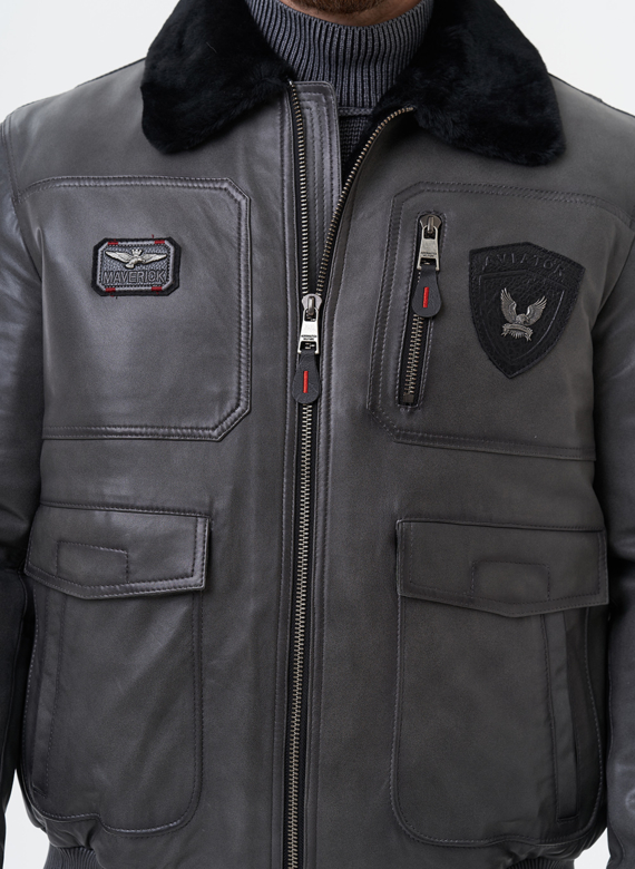 Мужская дубленка 