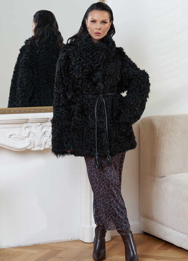 Натуральная дубленка модель № 26832 в рассрочку